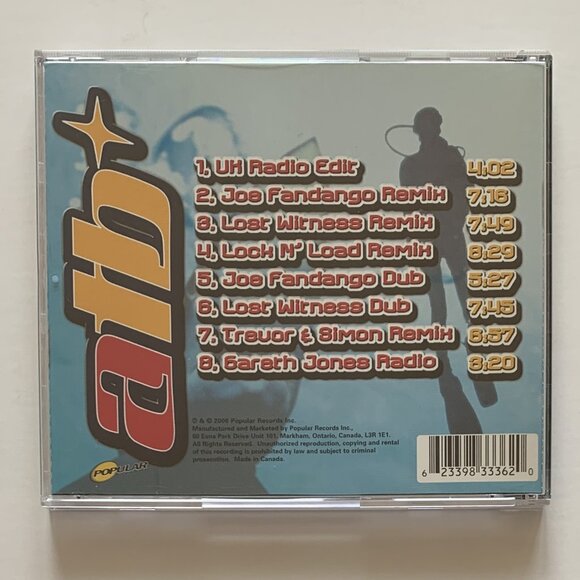 ATB – Killer (The Remixes) - CD, 2000, Popular Records - Rare Electronic/Trance - Picture 2 of 5